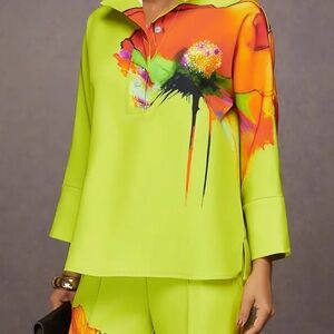 Vibrant Lime Green Women's 2pc Set